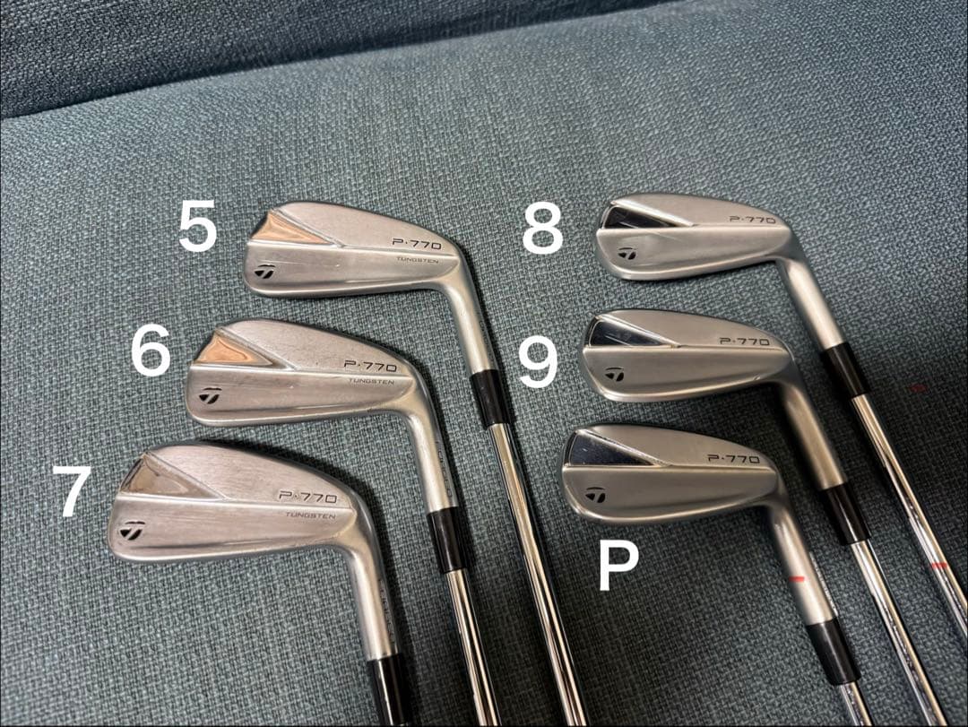 テーラーメイド p770(2023) 5I〜PW プロジェクトX 5.5