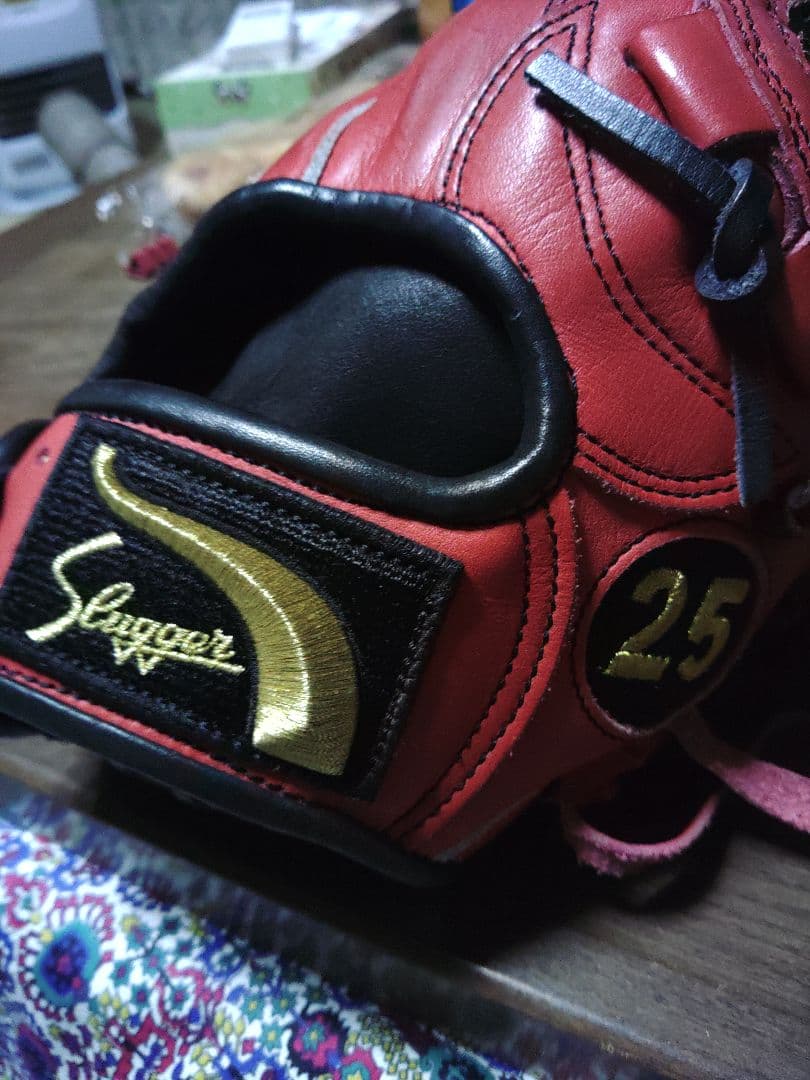 Slugger 軟式野球グローブ スペシャルオーダーレッド