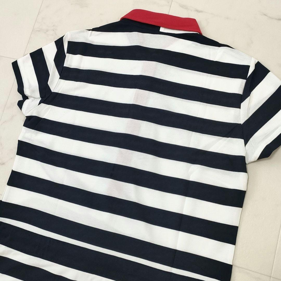 【新品タグ付き①】マンシングウェア　ワンピース　ボーダー　裏地付き　LLサイズ