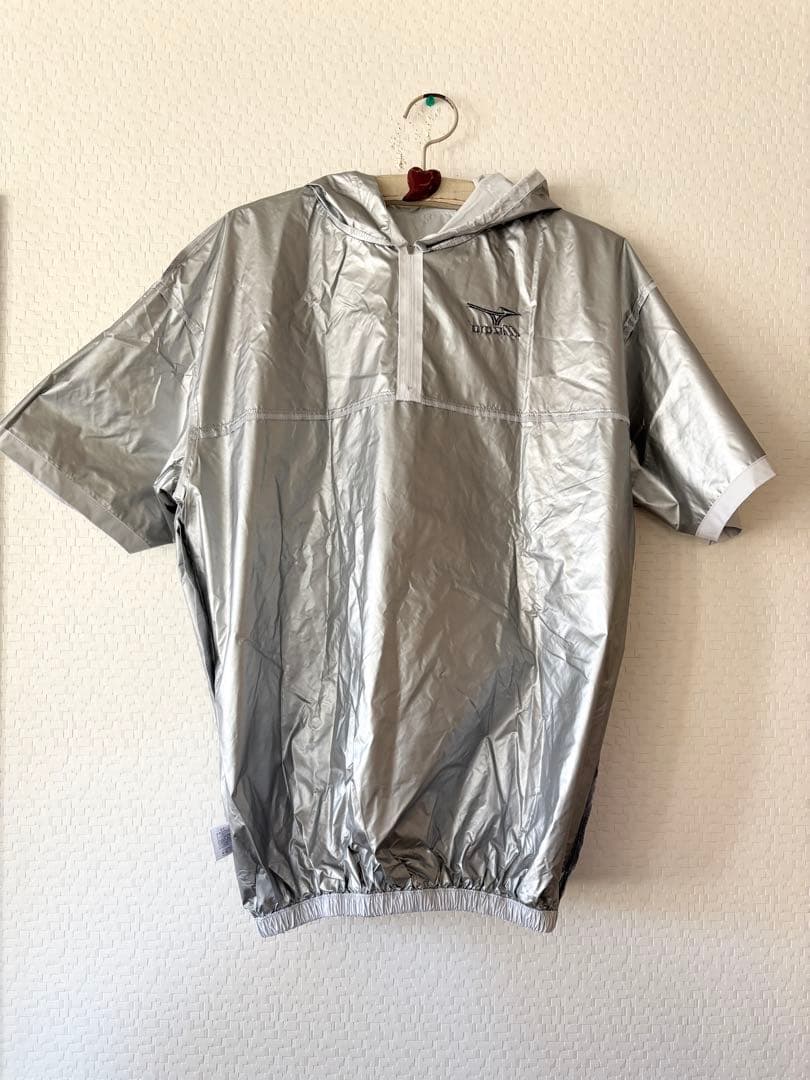 新品　MIZUNO ミズノ　サウナスーツ　セットアップ　メンズO グレー