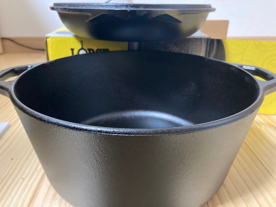 新品　ロッジ ダブルダッチオーヴン L8DD3　キャンプ　スキレット