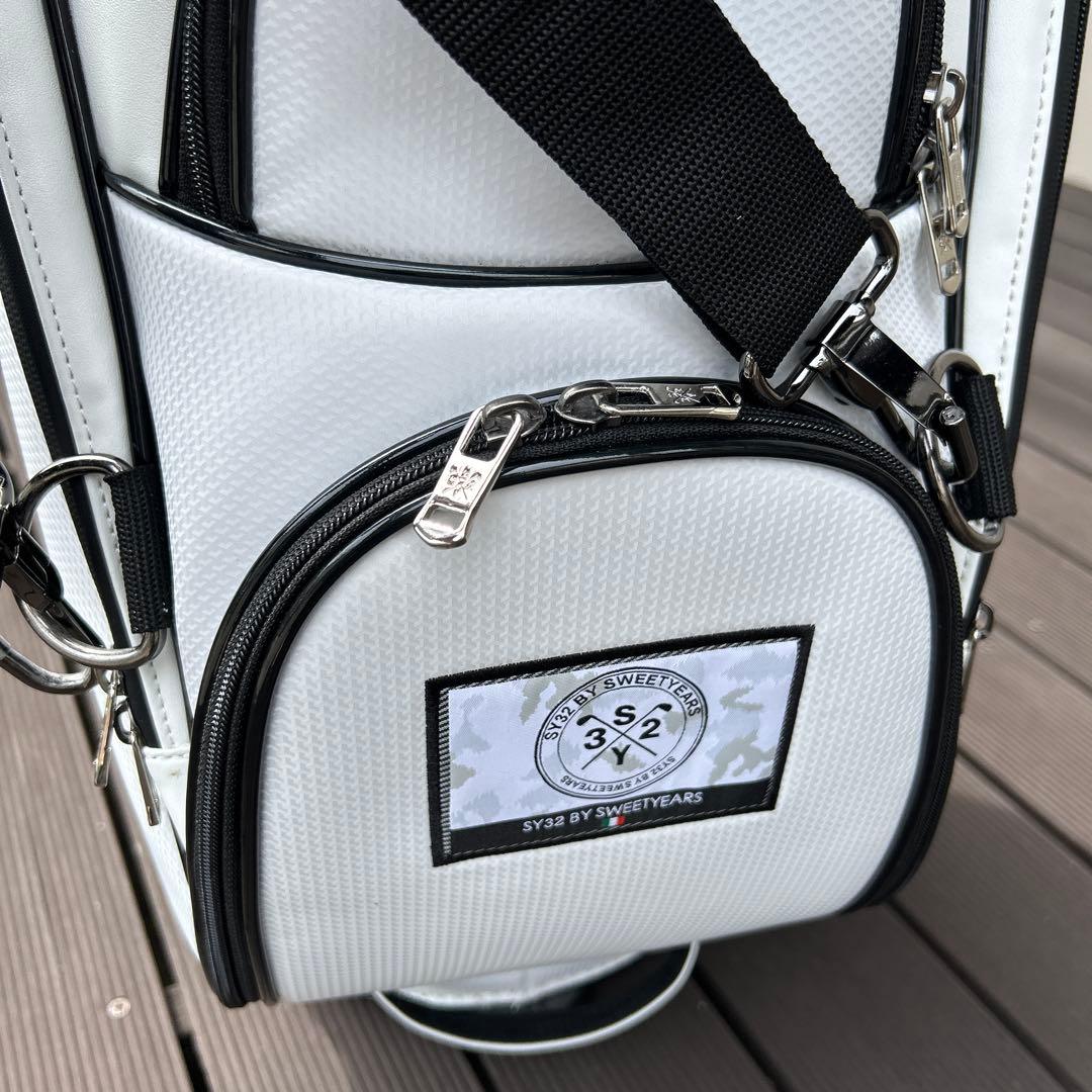 【美品】キャディバッグ SY32 BY SWEET YEARS ホワイト