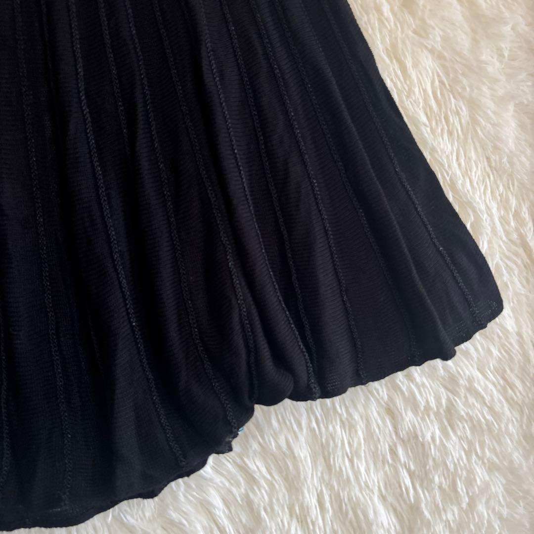 Desigualデシグアル　ニットプルオーバー ポンチョ 花柄 タートルネック