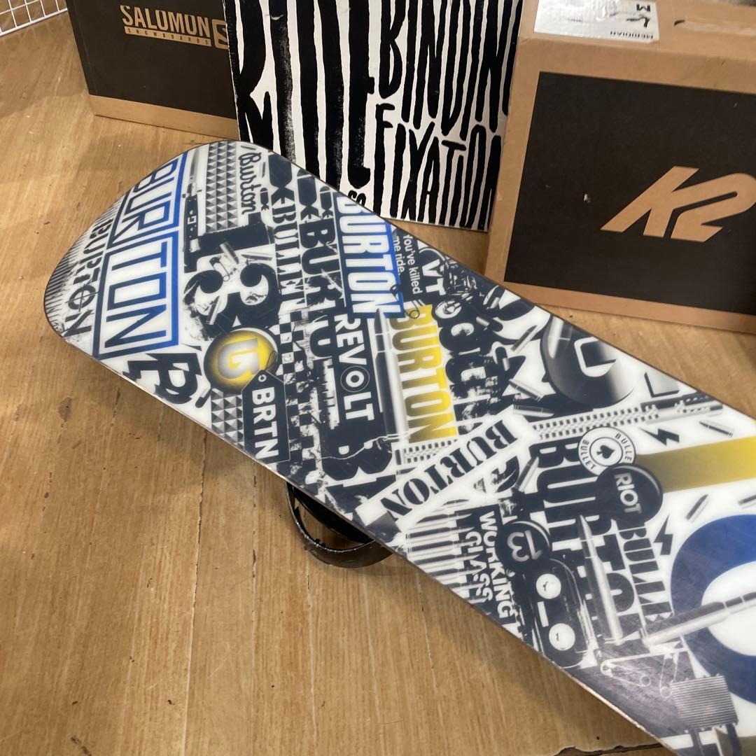BURTON　バートンスノーボードセット　BULLET154㎝　バインディング付