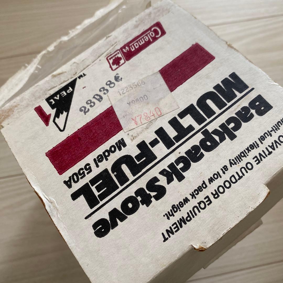 Coleman Peak1 550A 箱付き ビンテージ コールマン