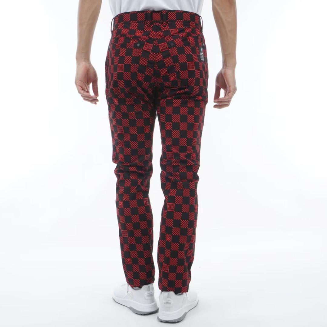 新品　マスターバニーエディション　MBE　チェック柄　ゴルフ　ストレッチパンツ
