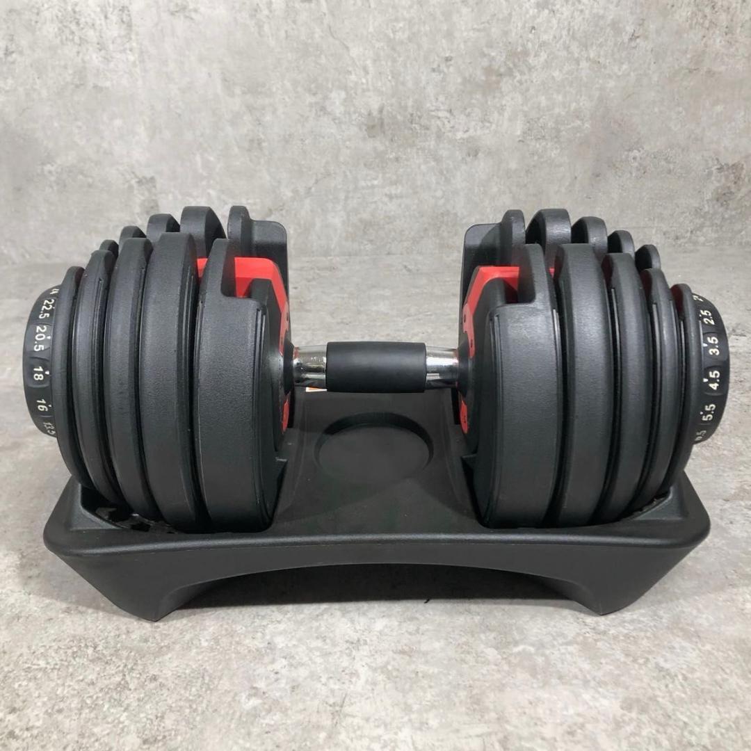 ② 人気 可変式 ダンベル 24kg ダイヤル式 15段階 簡単調節 筋トレ