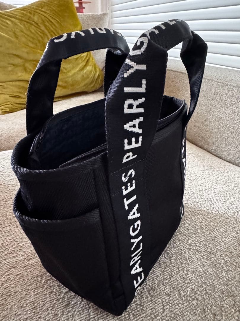 PEARLY GATES ネイビー　 トートバッグ（used）