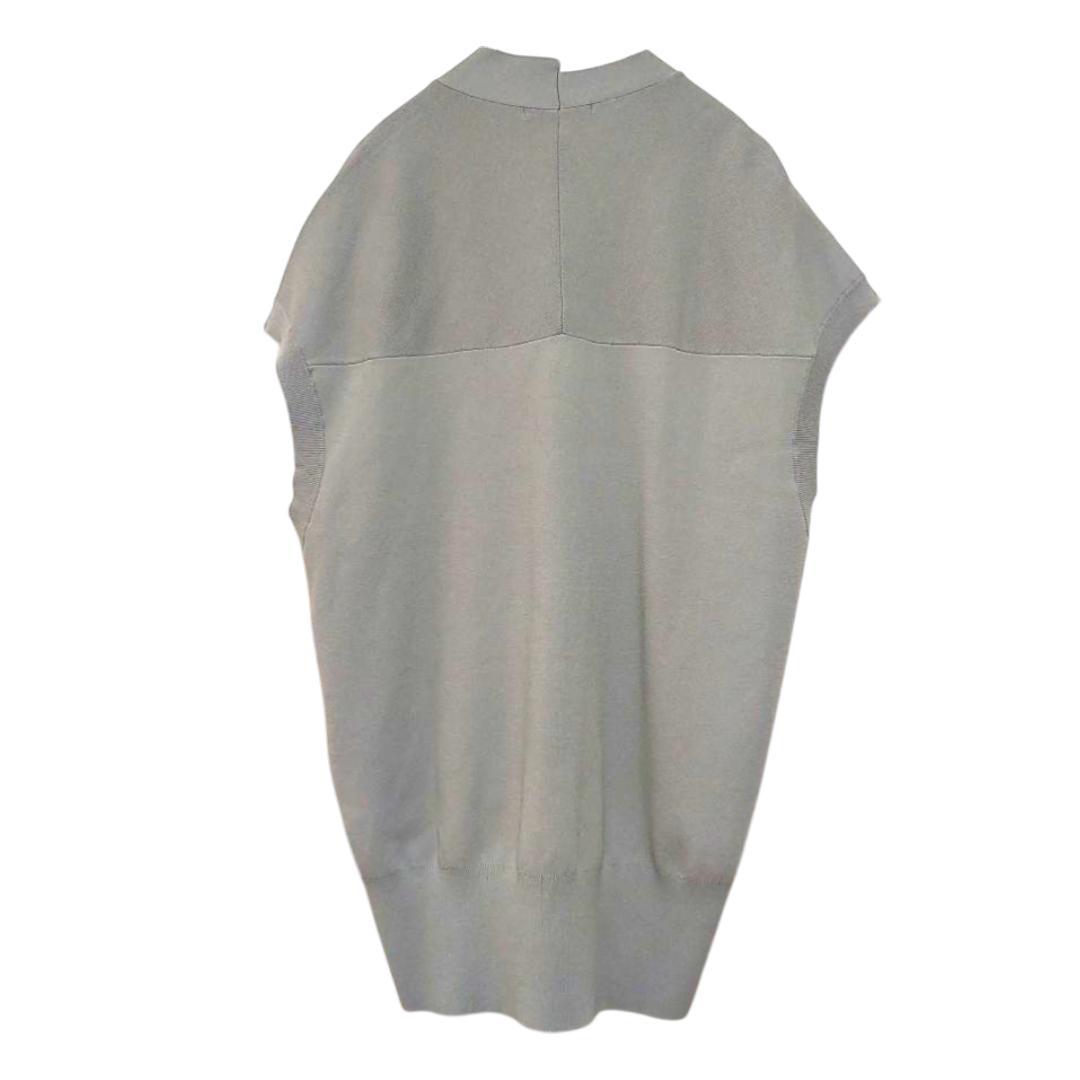 UN3D.　オーバーカーデニットベスト　グレー　アンスリード