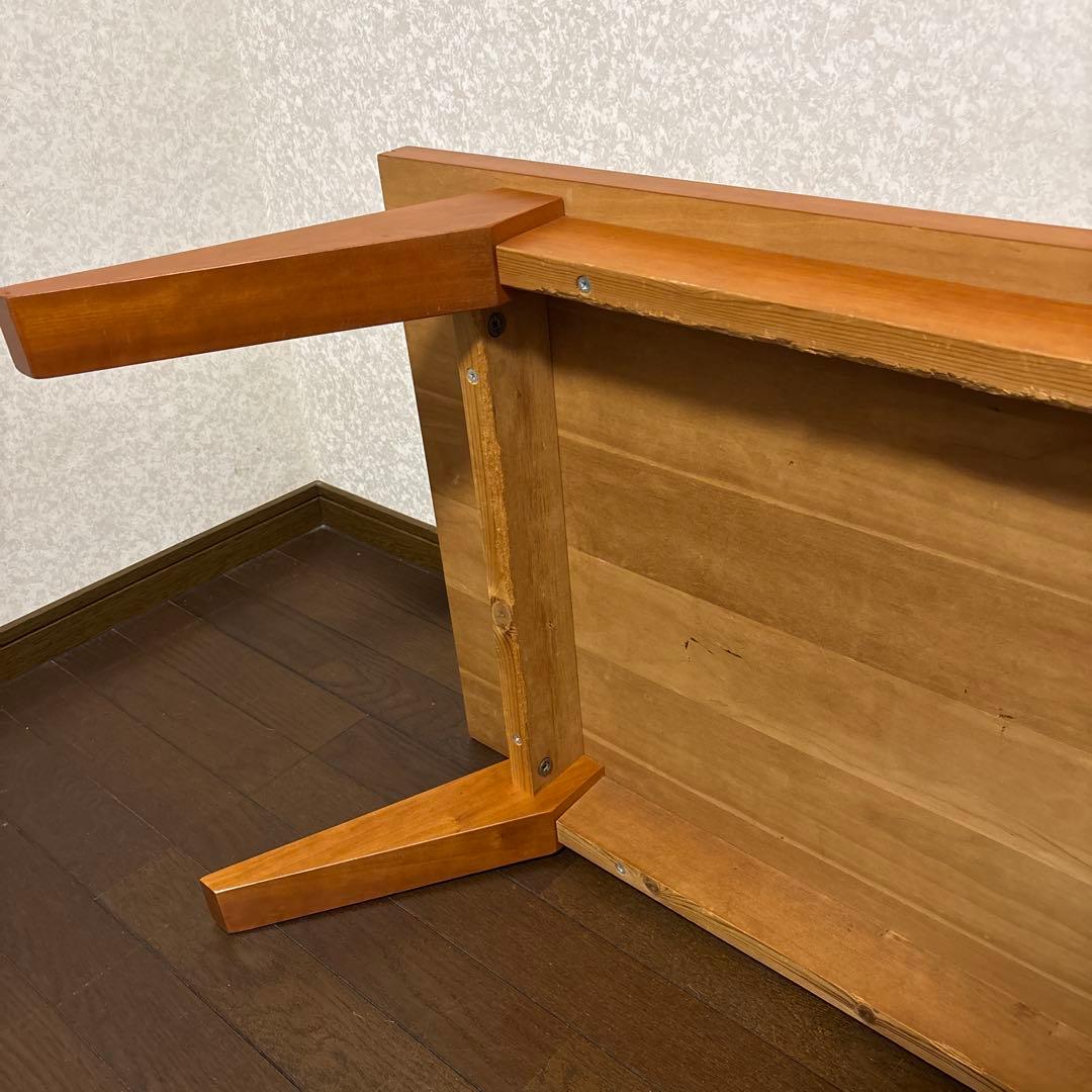 【良品】unico コモド ローテーブル チェリー材