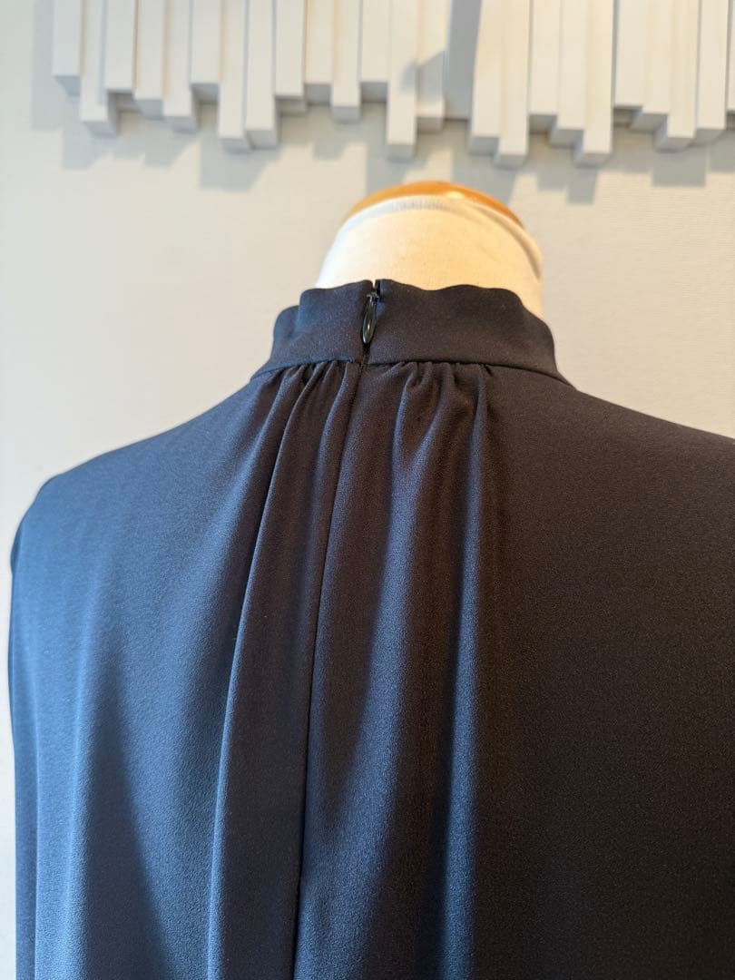 theory スタンドカラー ブラウス