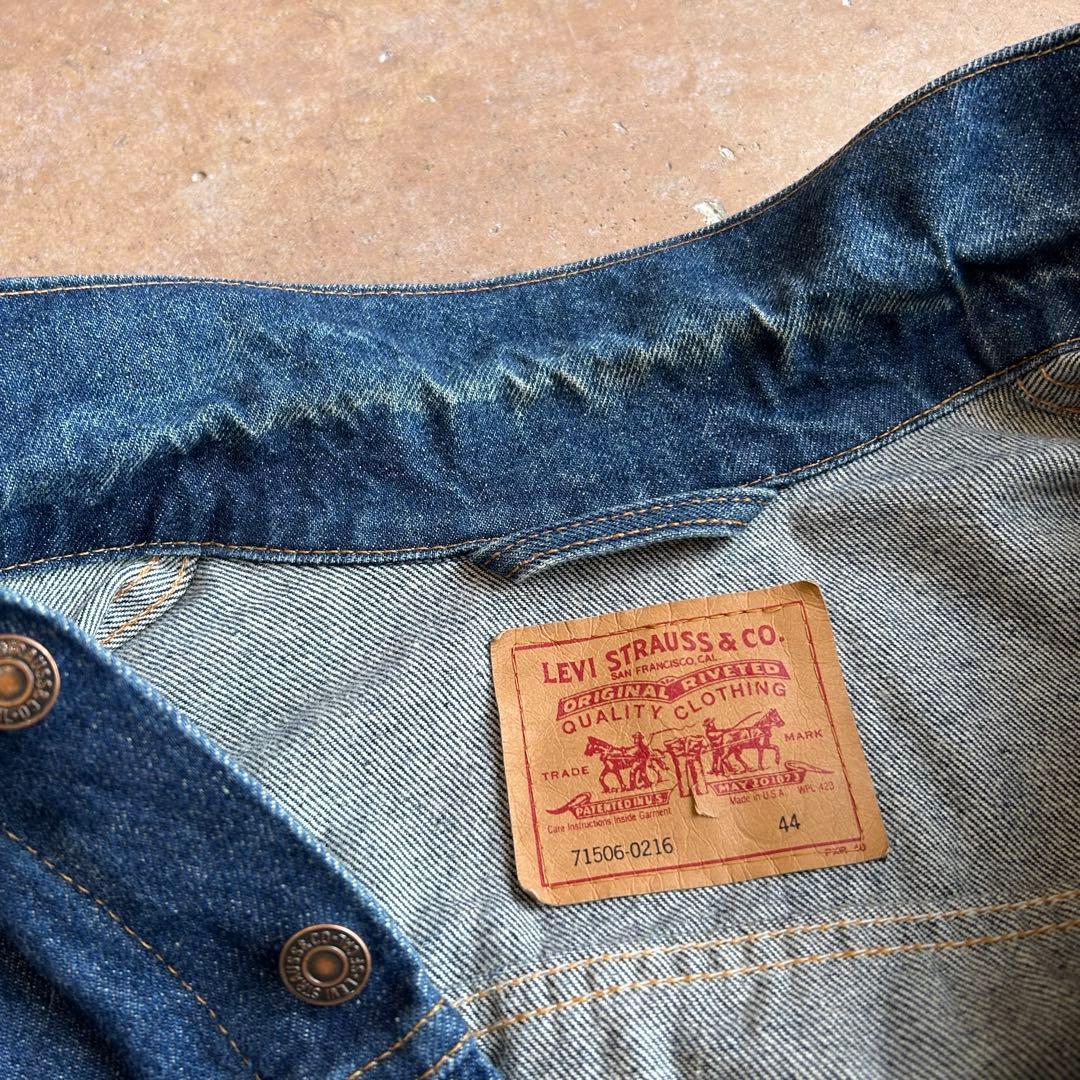 K*D様 Levi's 71506 デニムジャケット USA製 44 XL 90