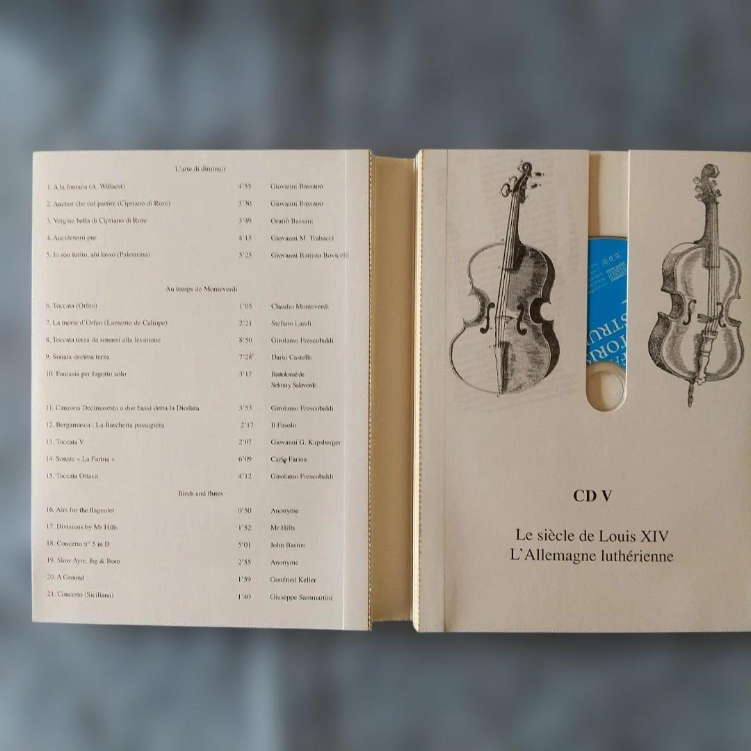 楽器に関するガイドブック　リチェルカール　全２巻　計１６CD