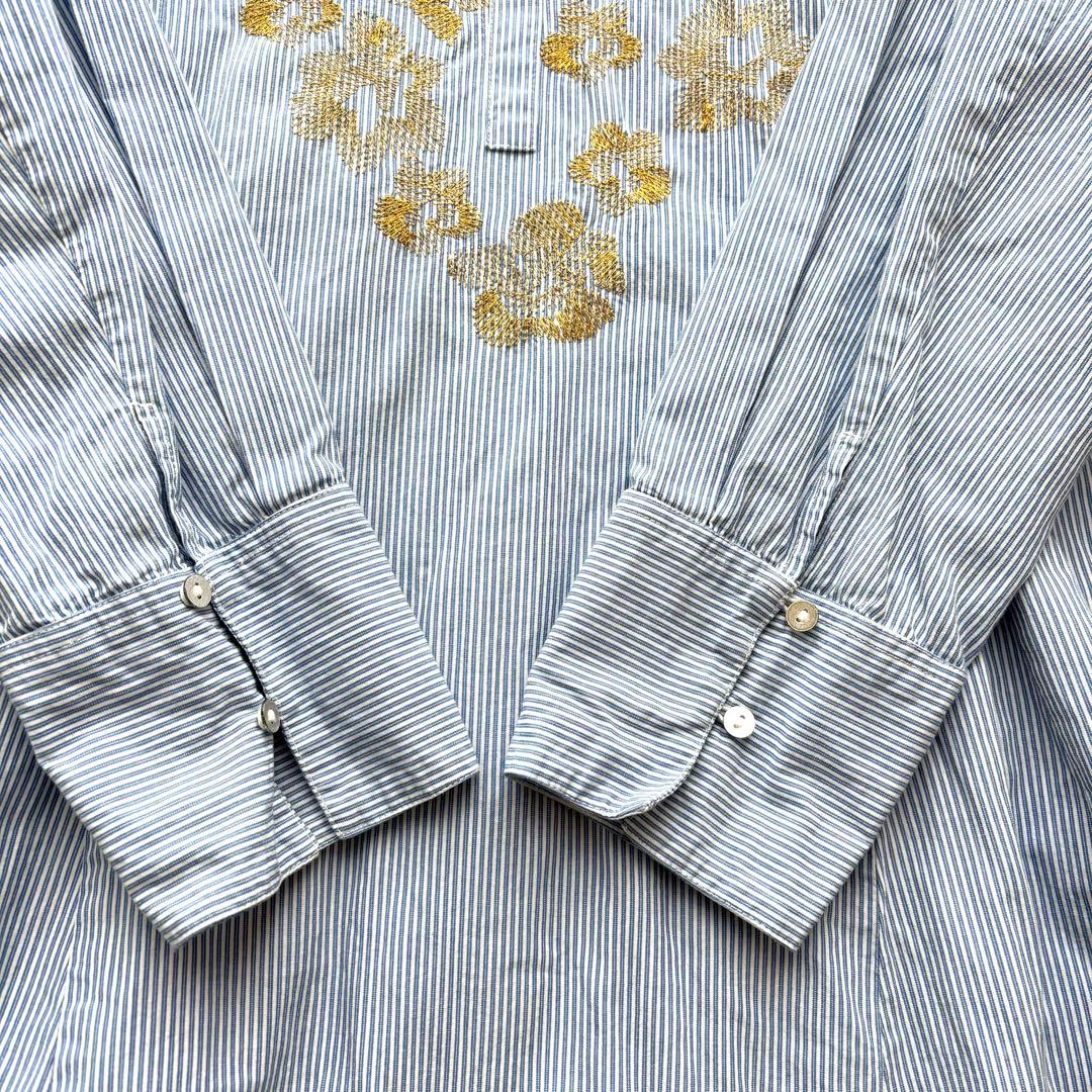 美品✨ヌキテパ エンブロイダリー 刺繍パネルワンピース S