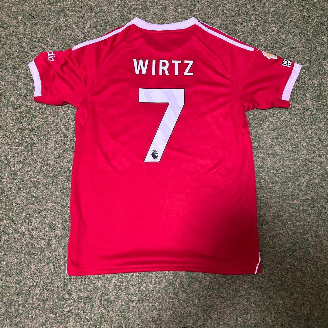 リバプール 25-26 ホームユニフォーム 7番ヴィルツ L