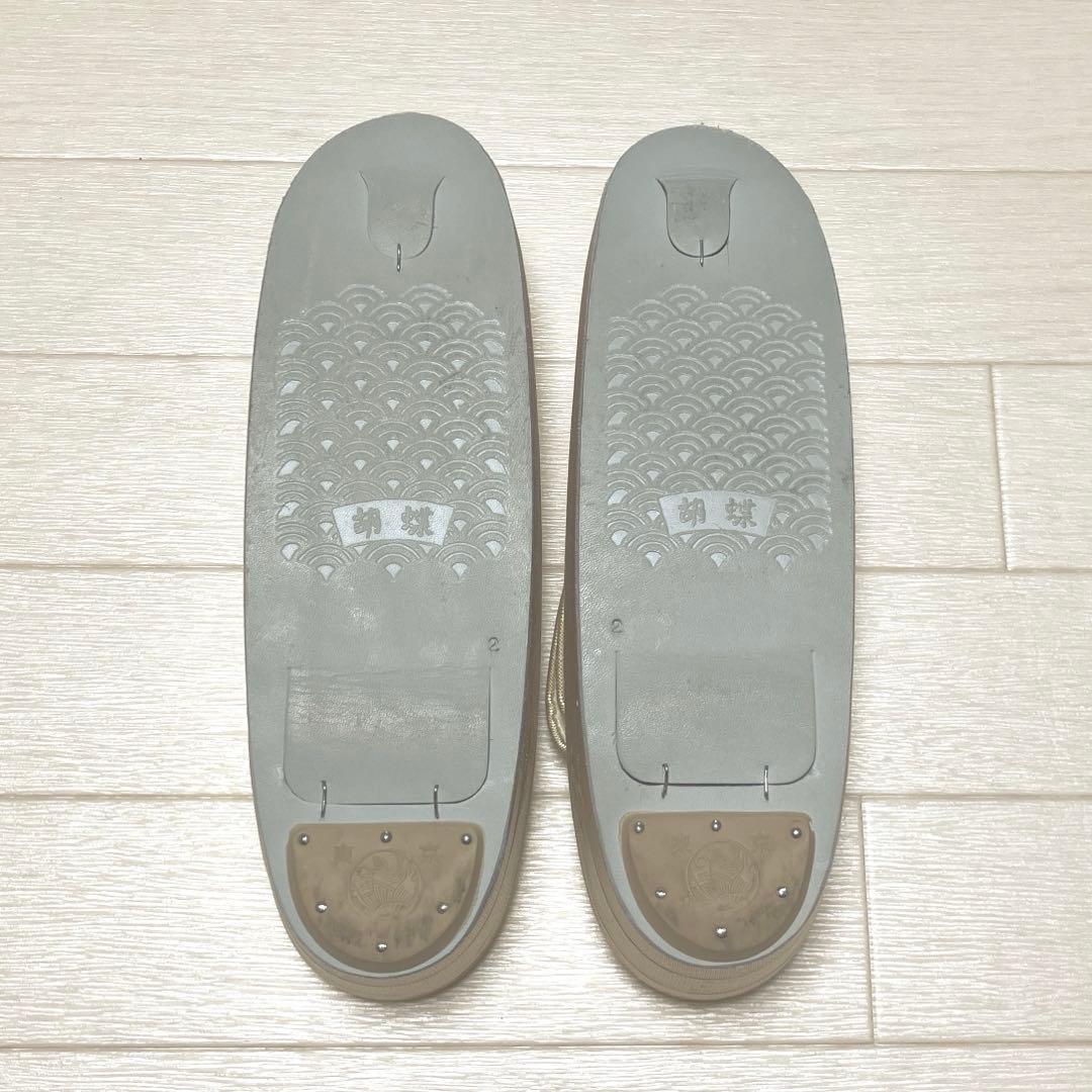 《美品・木箱付》東京胡蝶　草履バッグセット　正絹佐賀錦　フォーマル　二石草履