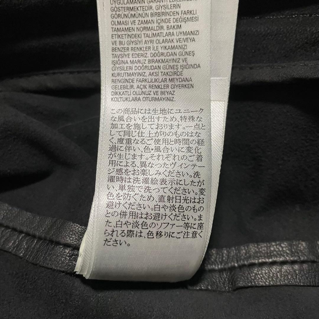 ディーゼム ラムレザージャケット パーカー フーディー