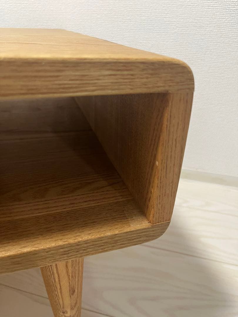 ローテーブル 85 無垢材 北欧モダン