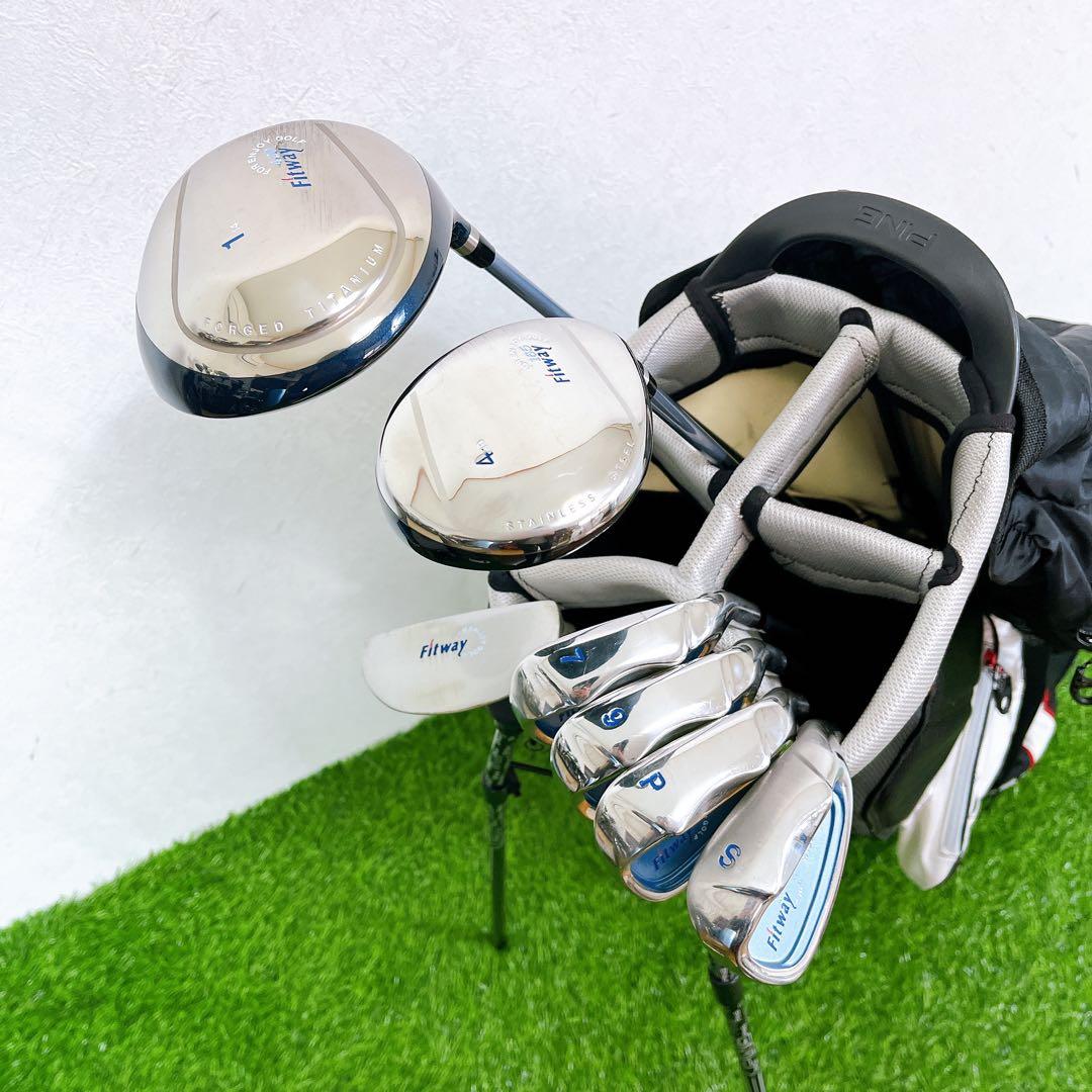 レディースゴルフクラブ ハーフセット　ピン　フィットウェイ　状態良好　右利き用