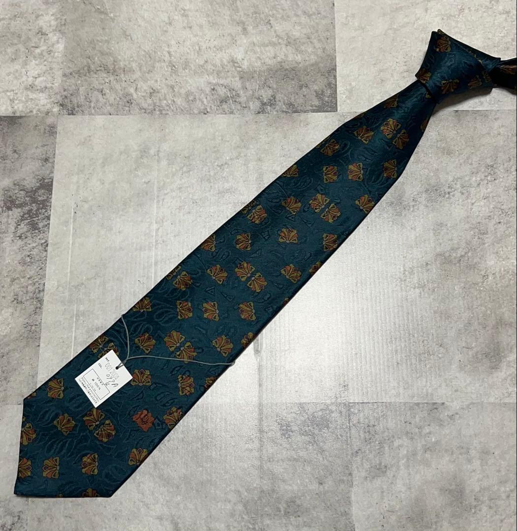 Christian Dior ネクタイ 総柄 シャドウペイズリー 光沢