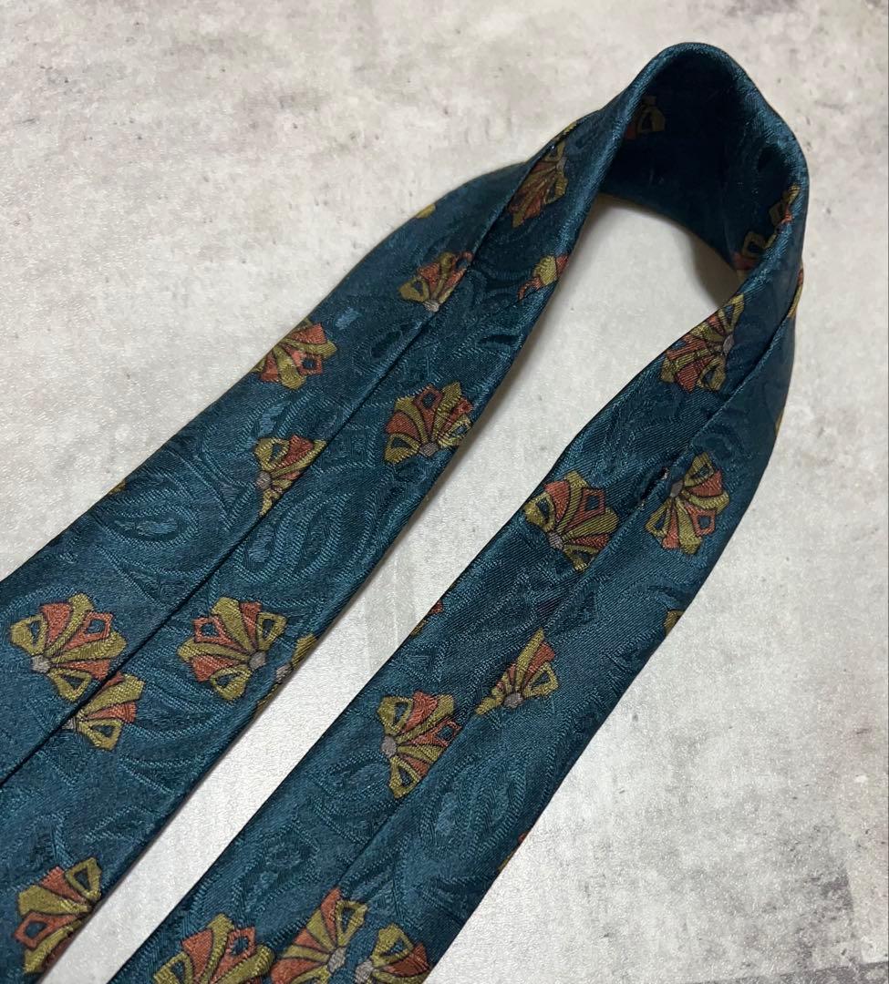 Christian Dior ネクタイ 総柄 シャドウペイズリー 光沢