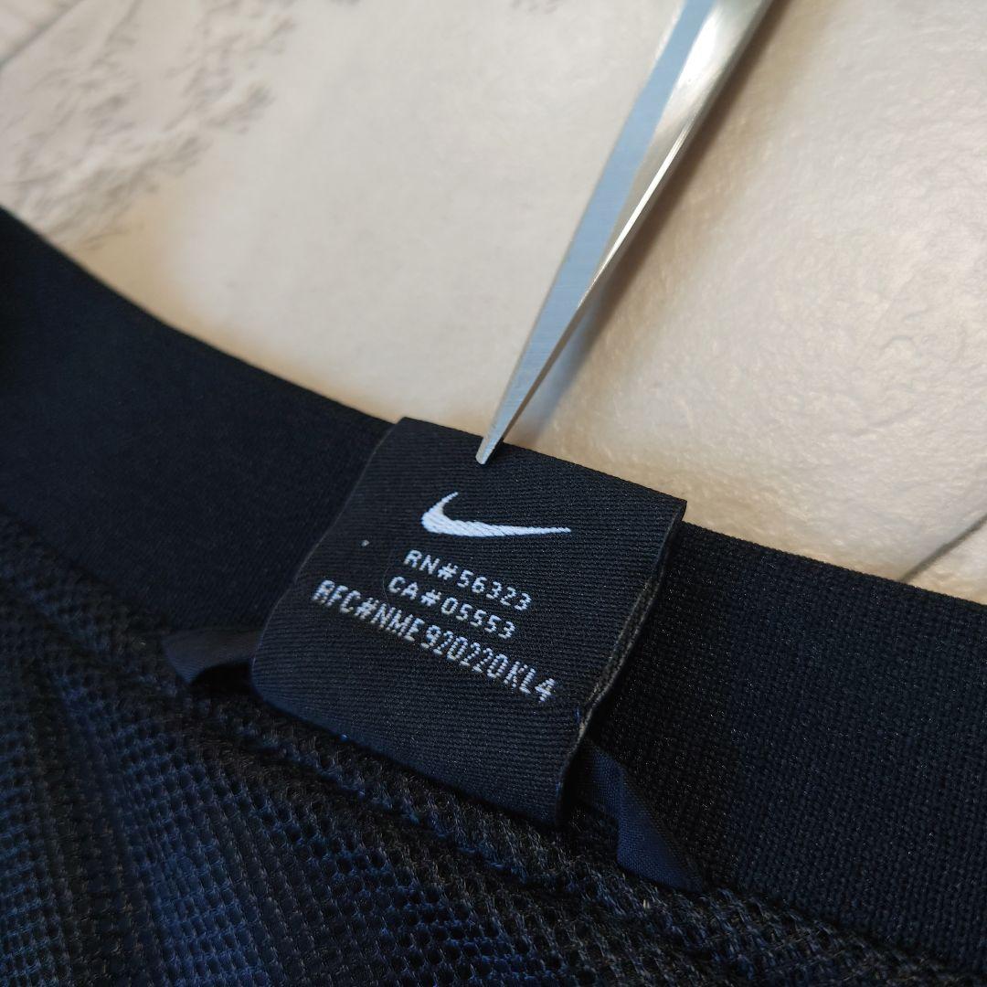 極美品 00s NIKE GOLF 半袖スニード 旧ロゴ ブラック メンズ