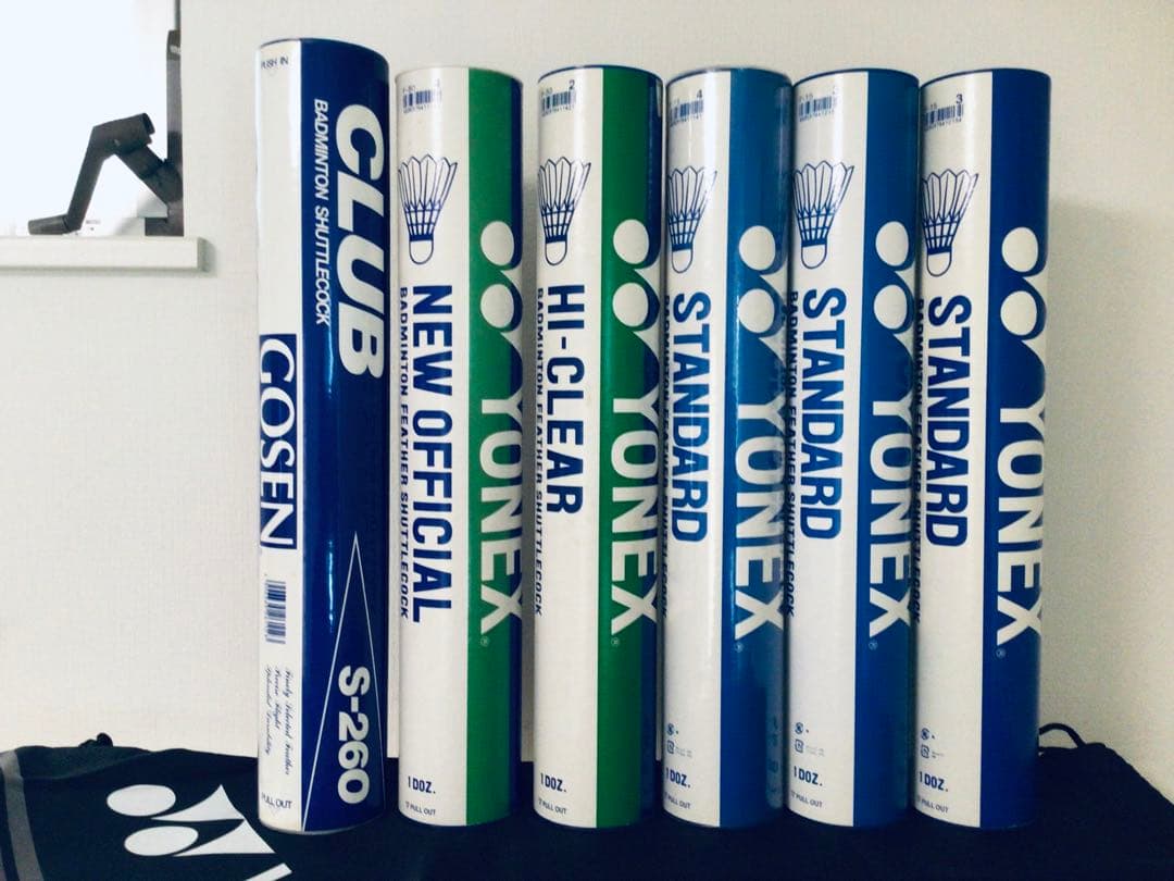 YONEX ヨネックス ニューオフィシャル他、計6ダース程 シャトルコック