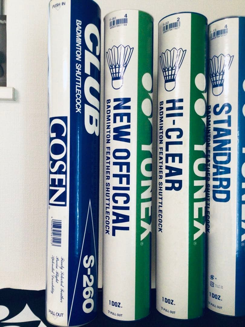 YONEX ヨネックス ニューオフィシャル他、計6ダース程 シャトルコック