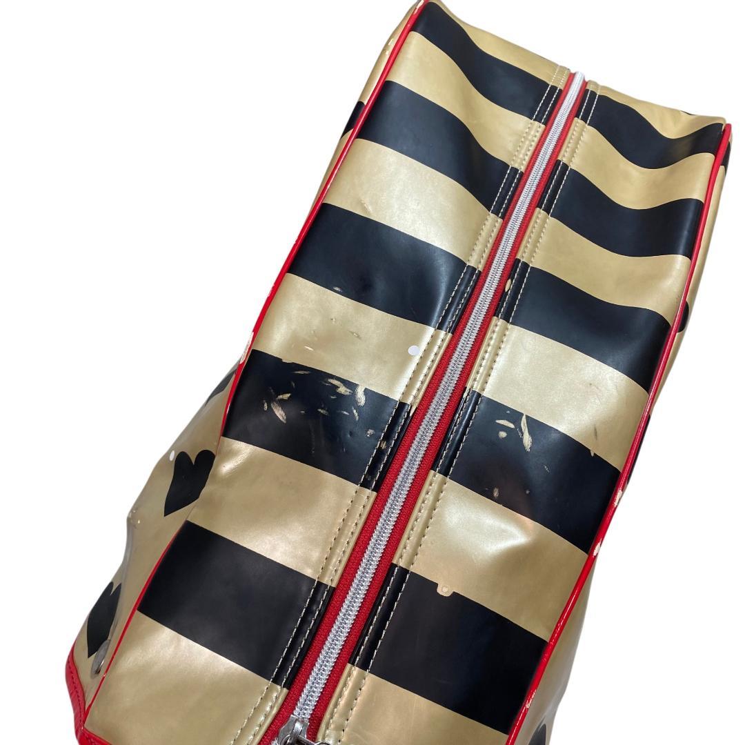 ARCHIVIO アルチビオ フード付き キャディバッグ ゴールド 総柄 ゴルフ