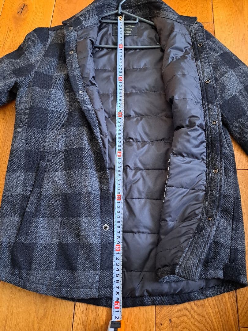 AsuraOSMidikawa Down チェック柄ダウンジャケットM