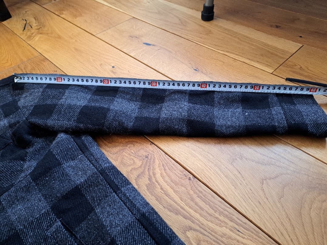 AsuraOSMidikawa Down チェック柄ダウンジャケットM