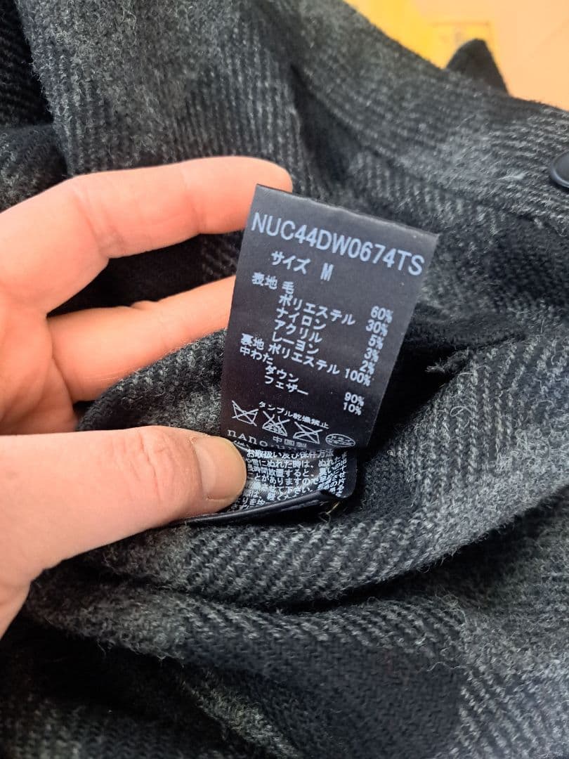 AsuraOSMidikawa Down チェック柄ダウンジャケットM