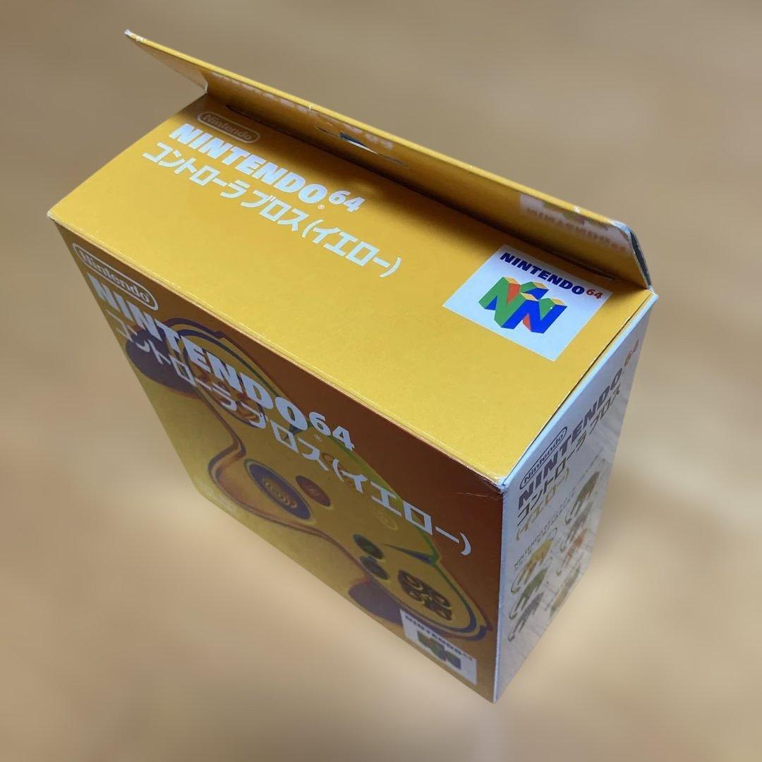 【美品】ニンテンドウ64 コントローラ ブロス ブルー&イエローセット