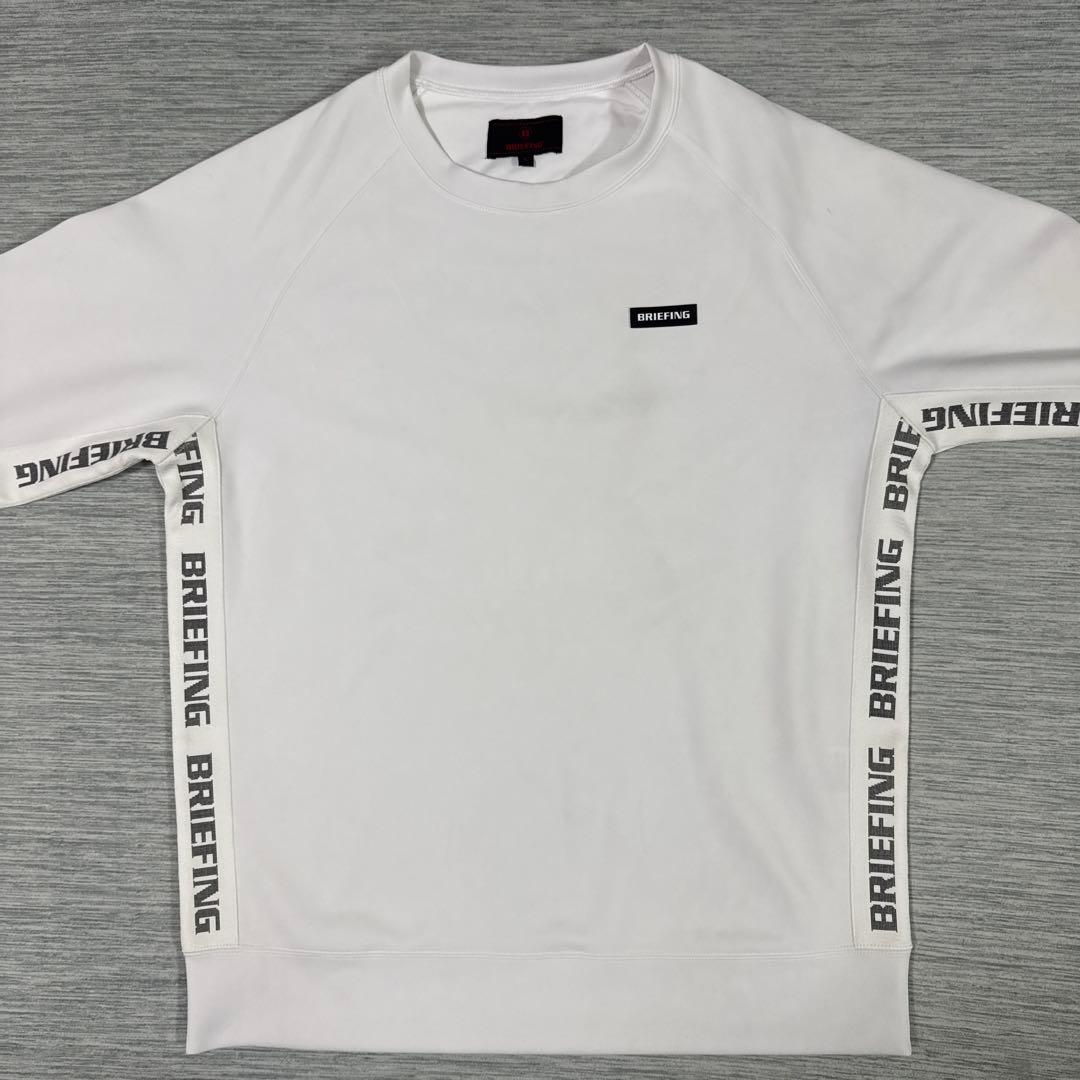 BRIEFING サイドロゴライン メンズトレーナー