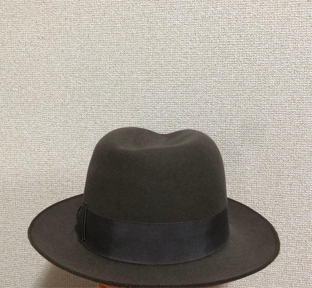 【美品】ラビット100% 日本製 ハット COMSANDGOES