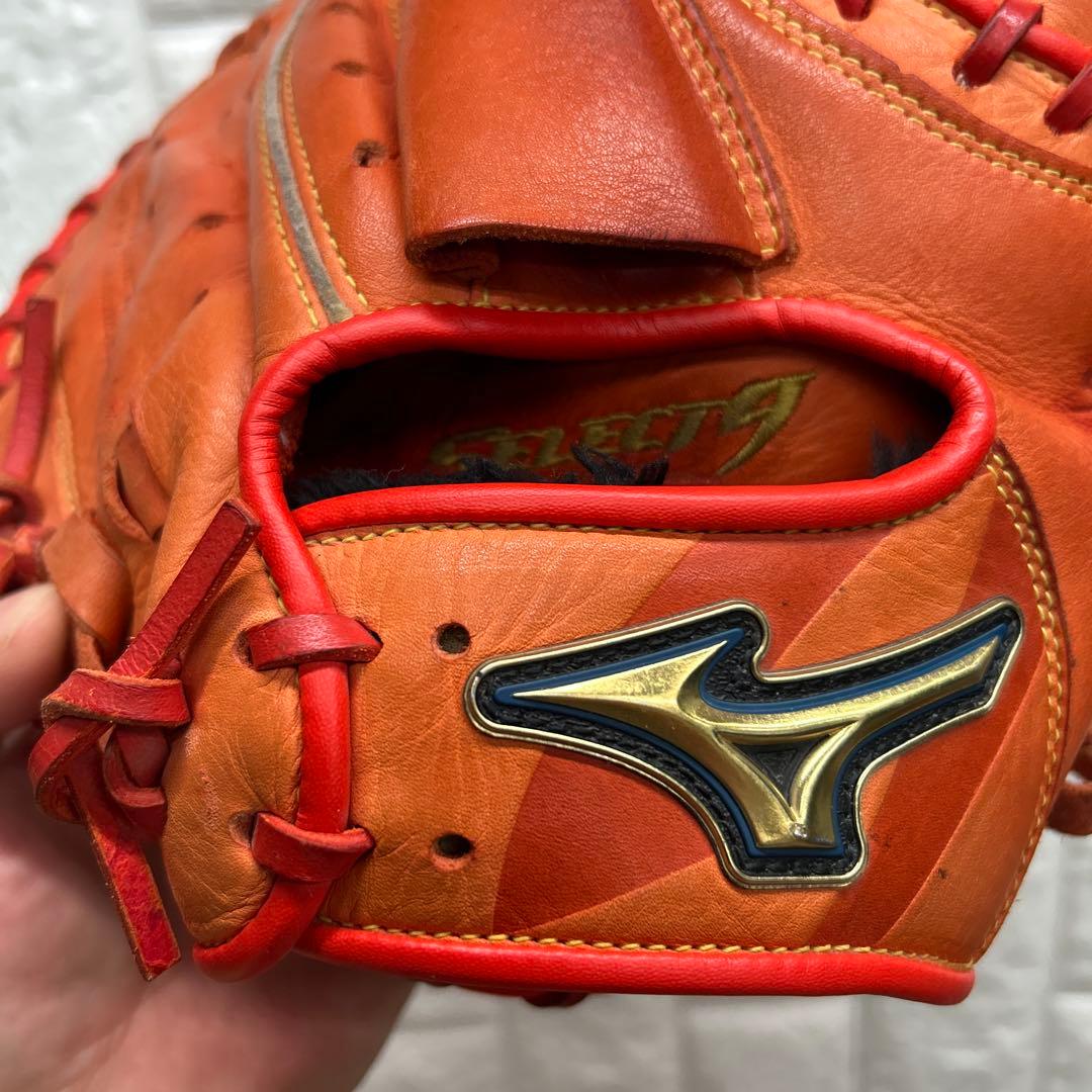 【美品】野球 グローブ 軟式 少年野球 キャッチャーミット ミズノ セレクト9