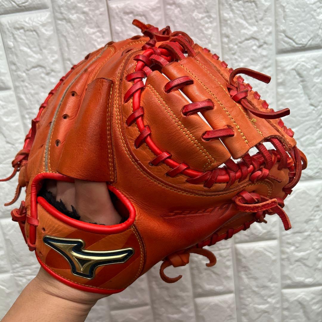 【美品】野球 グローブ 軟式 少年野球 キャッチャーミット ミズノ セレクト9