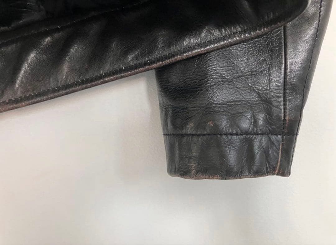 OLD GAP 牛革レザージャケット ボア