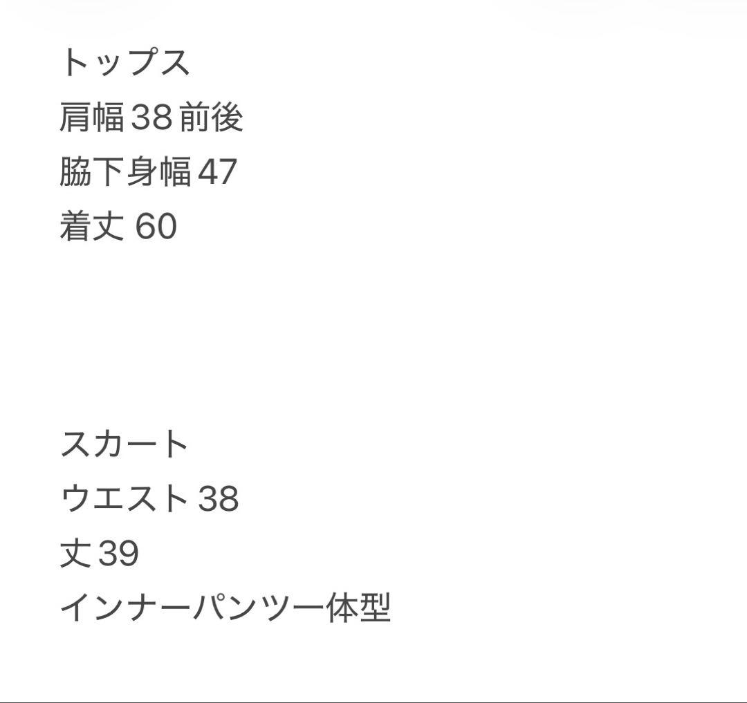 長袖ポロシャツ　ロゴプリントスカート　セットアップ　春夏　サイズL ブラック
