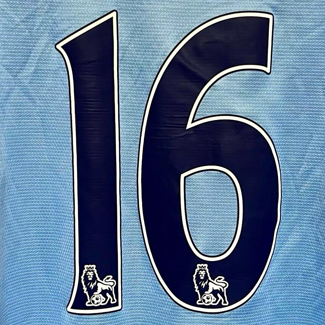 【美品！】13/14 マンチェスター・C ♯16アグエロ【Lサイズ】ホーム