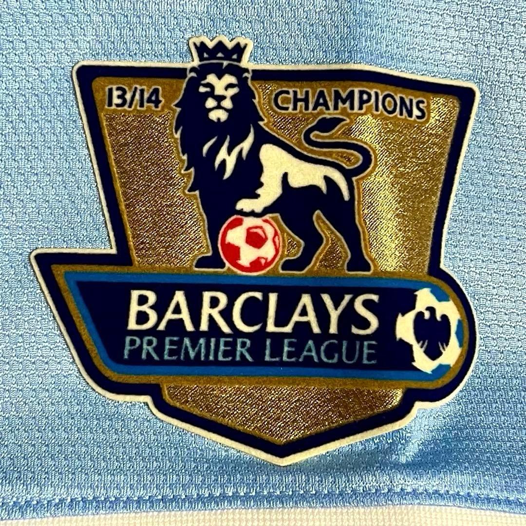 【美品！】13/14 マンチェスター・C ♯16アグエロ【Lサイズ】ホーム