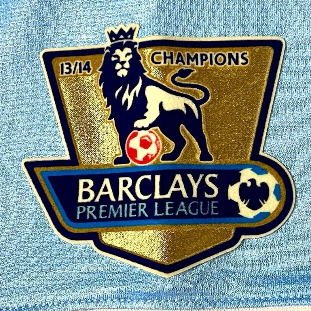 【美品！】13/14 マンチェスター・C ♯16アグエロ【Lサイズ】ホーム