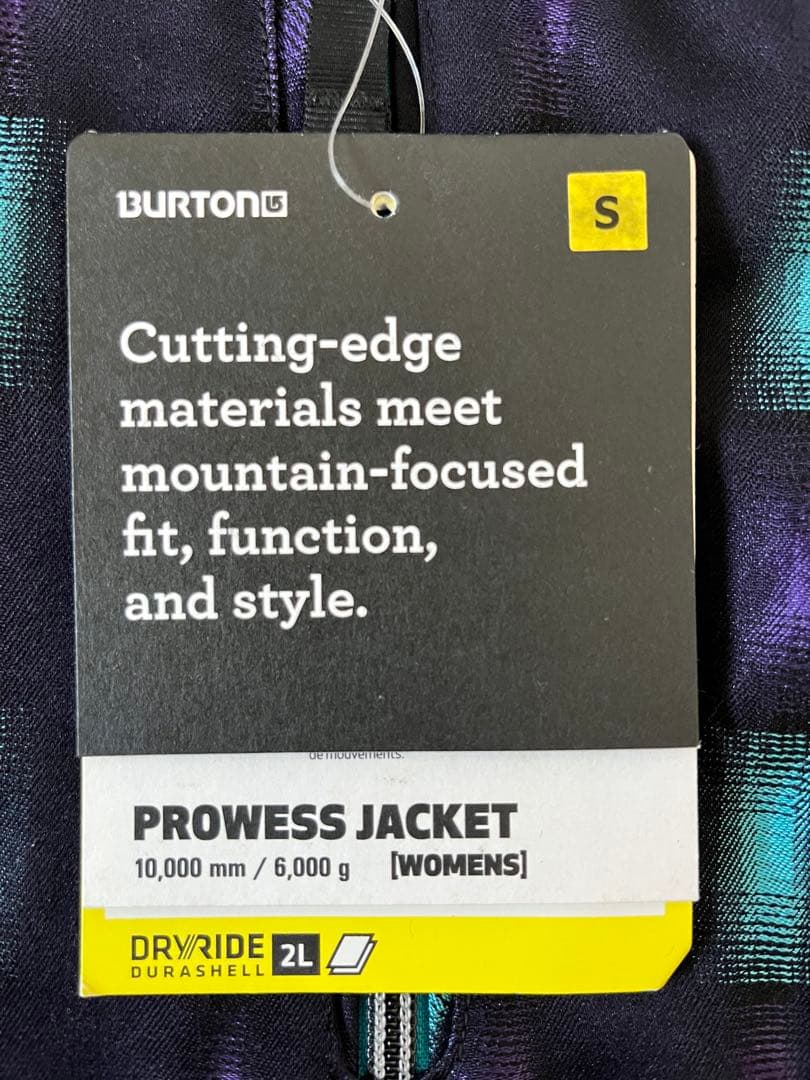 新品Burton Prowess Jacket Sサイズ（日本規格Mサイズ相当）