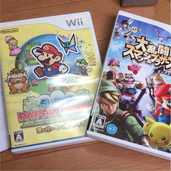 Wii 本体とソフト2点