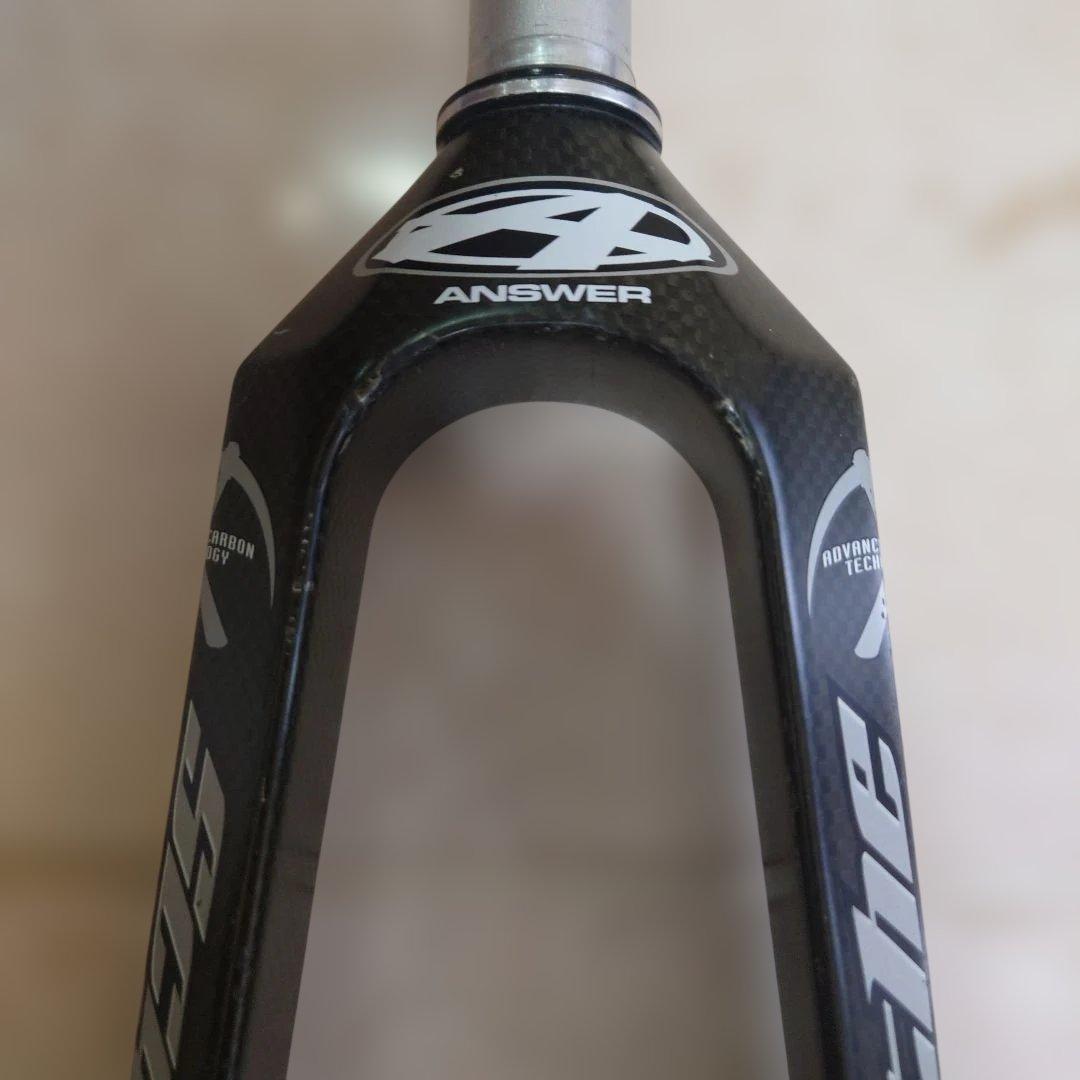 ANSWER クランク&カーボンミニバー&ダガーフォーク 【３点】BMXレース