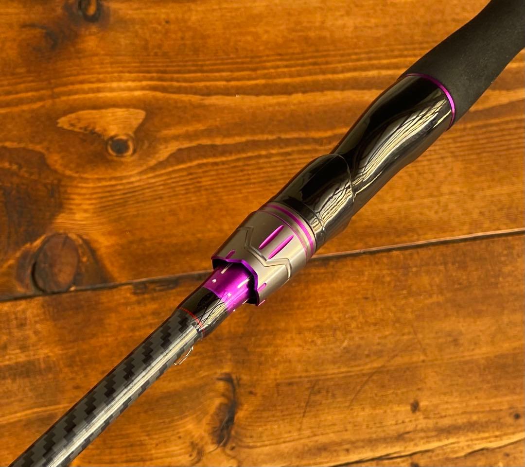 2ピースロッド　バスロッド　6ft 1.8M スピニングロッド　カーボンロッド