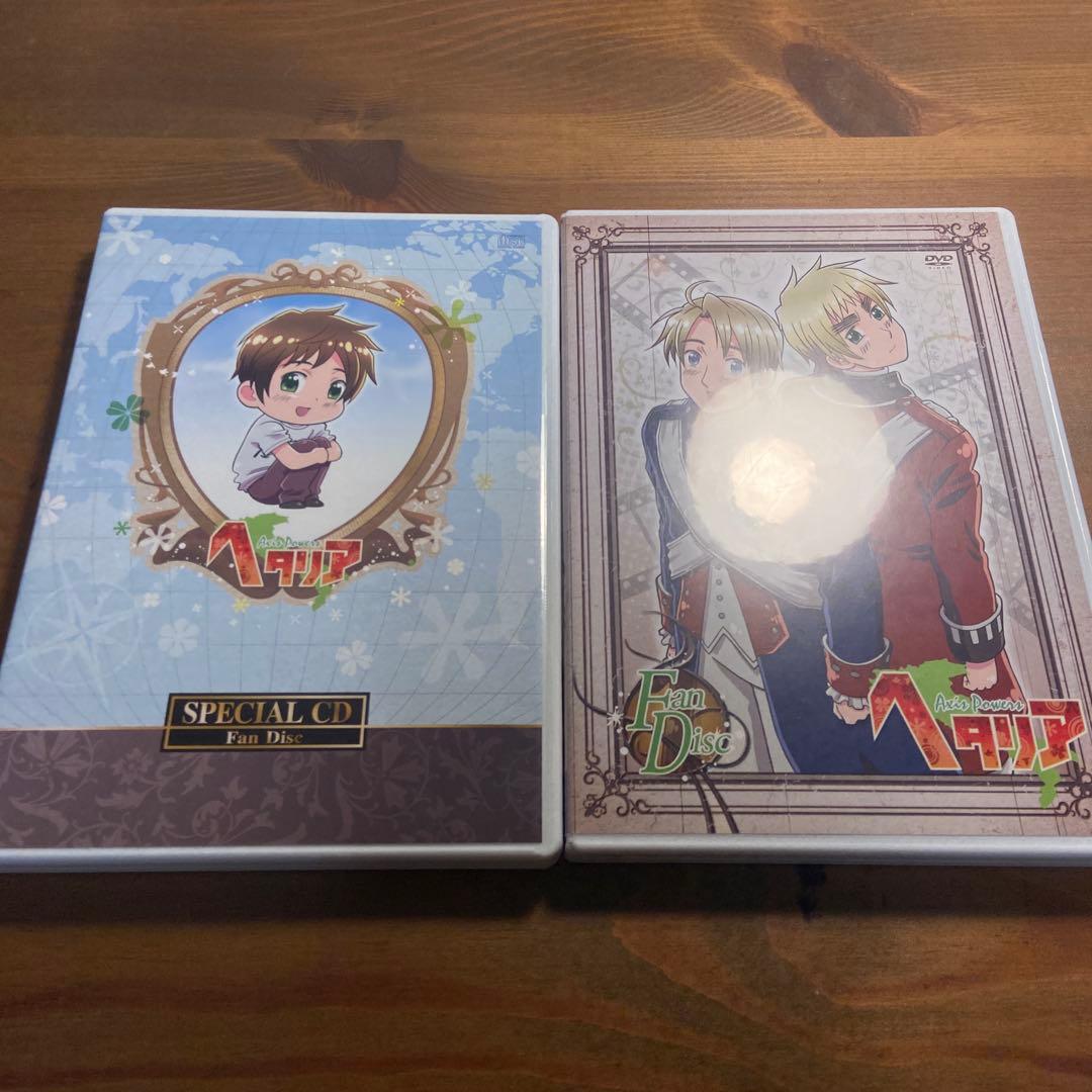 ヘタリア 初回限定版dvd 1〜4期全巻+ファンディスク