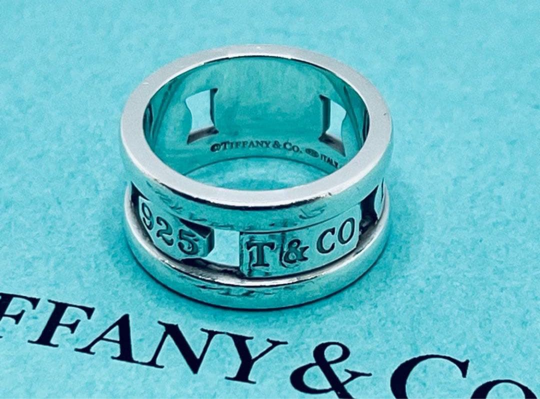 h527 ティファニー　1837 エレメント　リング　シルバー　925 約8号