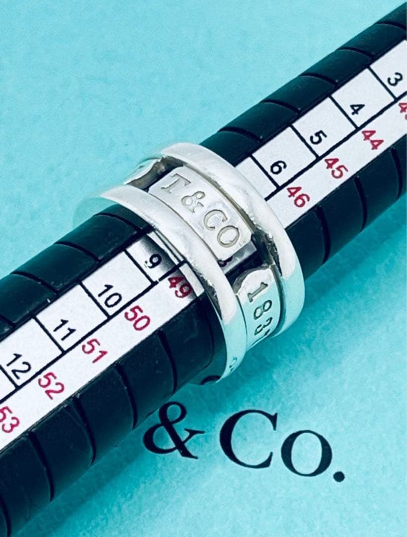 h527 ティファニー　1837 エレメント　リング　シルバー　925 約8号