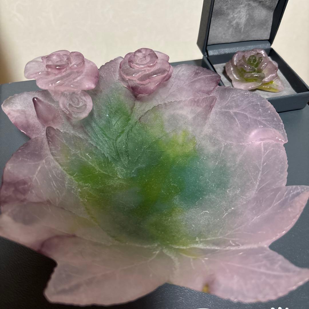 Daum フランス　ローズ　ボウル